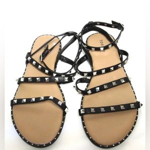 Torrid Sandals Women Gladiator Open Toe Studded Strap 7